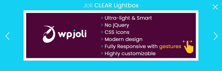 Joli CLEAR Lightbox Features