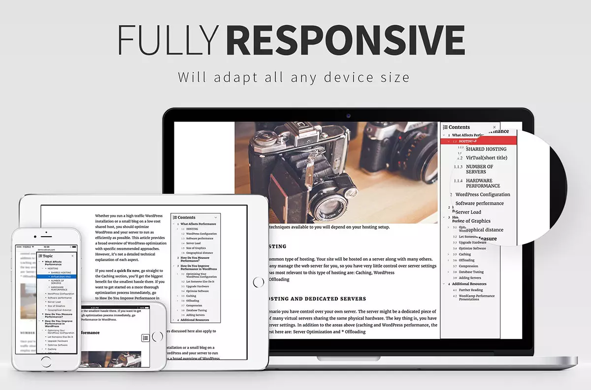 FixedTOC - Fully RESPONSIVE Design