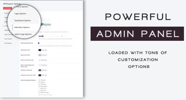 WPShapere - Powerful Admin Panel