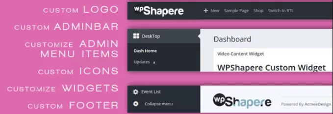 WPShapere - Customizing