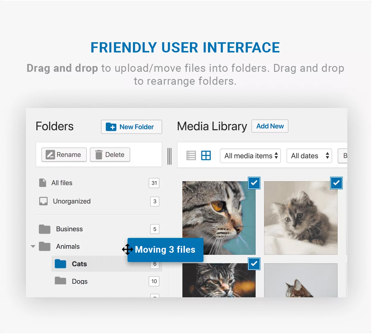 FileBird - Friendly User Interface