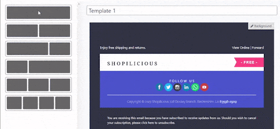 WordPress Email Template Builder - EMAIL ELEMENTS