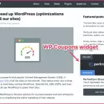 WP Coupons - Widget